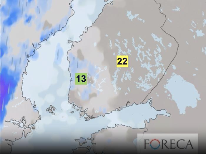 Sumupilvi vs. aurinkoinen
