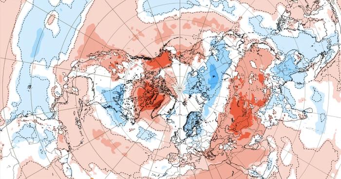 Polaaripyörteen vahvistumisen seuraukset näkyvät pitkän ajan ennusteessa lauhana säänä eri puolilla pohjoista pallonpuoliskoa. Esimerkiksi Kanadaan, Alaskaan ja laajoille alueille Aasiaan ennustetaan normaalia lämpimämpää talvisäätä. Sen sijaan Pohjois-Eurooppa ja osa Siperiasta näyttävät muodostavan kylmän poikkeuksen.