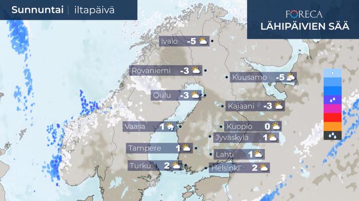 Sunnuntai 29.3.2020 Ennuste sunnuntaille 29.3.2020.