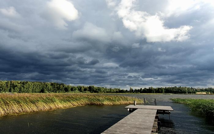 Sylvia-myrskyn pilviä.