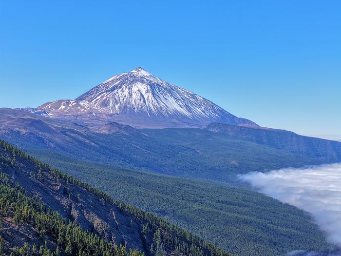 Lunta El Teidellä Lunta El Teidellä