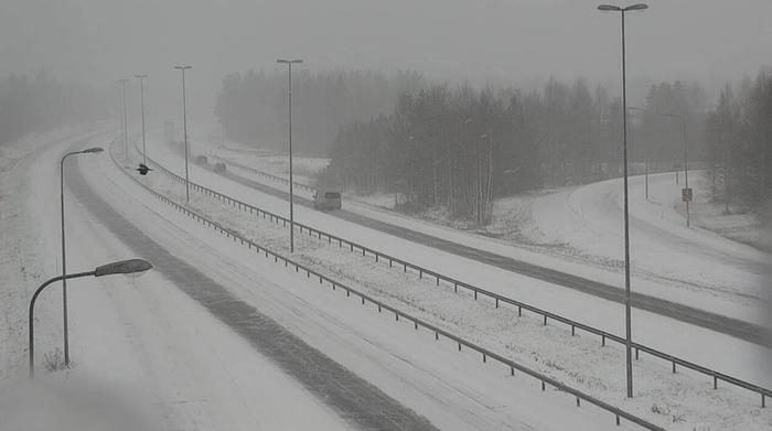 Lumisadetta/Kemi Lumisadetta Kemissä lokakuussa 2021.