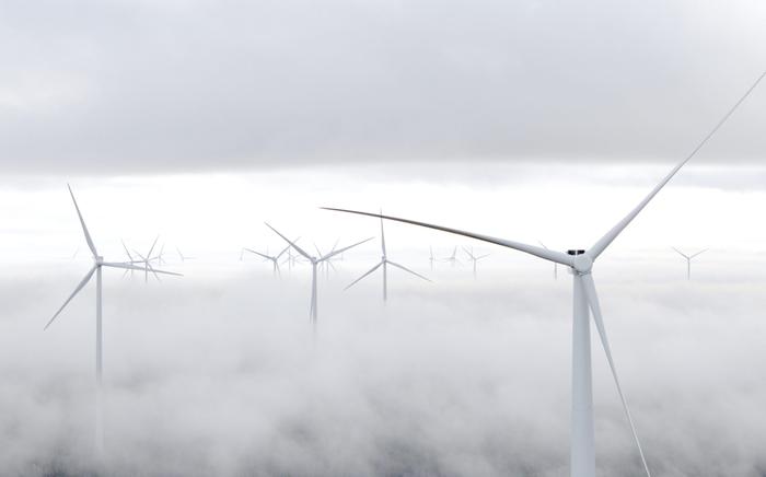 Foreca ennustaa tuulen nopeutta tuulivoimaloiden napakorkeudelta.