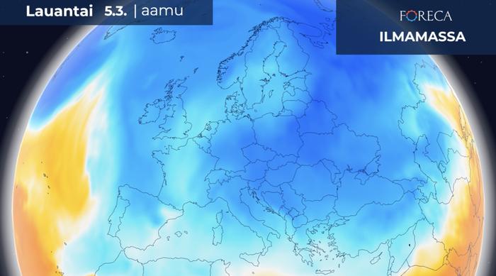 Kylmän ilman aalto kiristää pian pakkasia Ukrainassa.