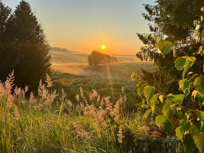 Ennätyksellisen lämpöputkipäivän aamu.  