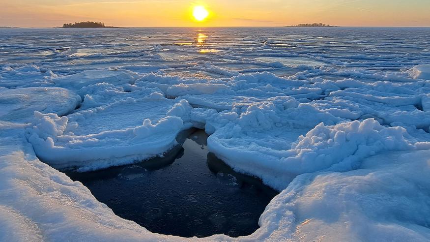 Jäät ovat osassa maata tavanomaista ohuempia – Sodankylässä lunta yli 70 senttimetriä