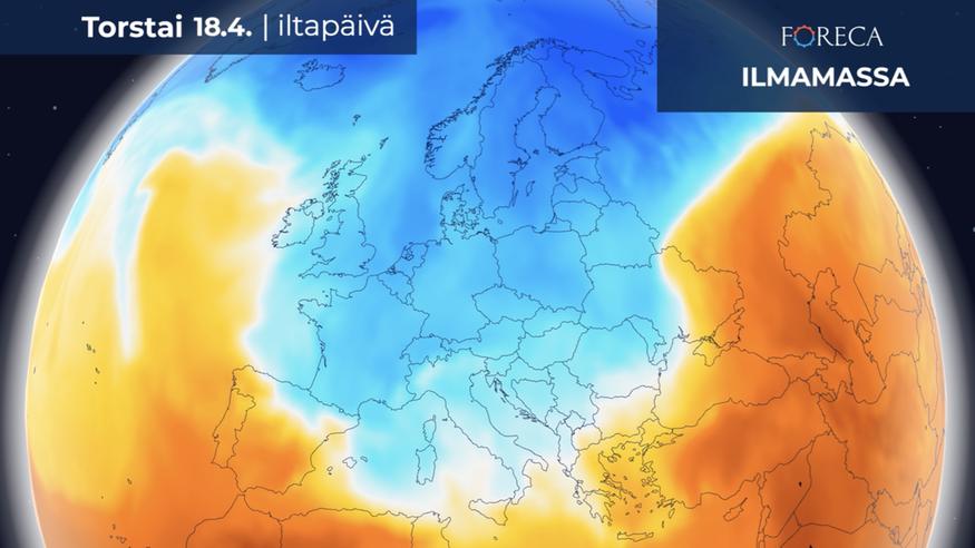 Euroopan helleaallon jälkeen lämpötilat putoavat jopa yli 20 asteella – ”Paikoin lunta voi sataa alavammillakin seuduilla”