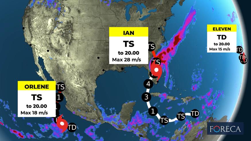 Voimakas hurrikaani Ian iski Floridaan neljännen luokan hurrikaanina – toinen isku tulossa uusille alueille ennusteen mukaan trooppisena myrskynä