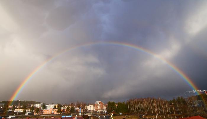 Sateenkaari Sateenkaari Laukaassa toukokuussa 2022.