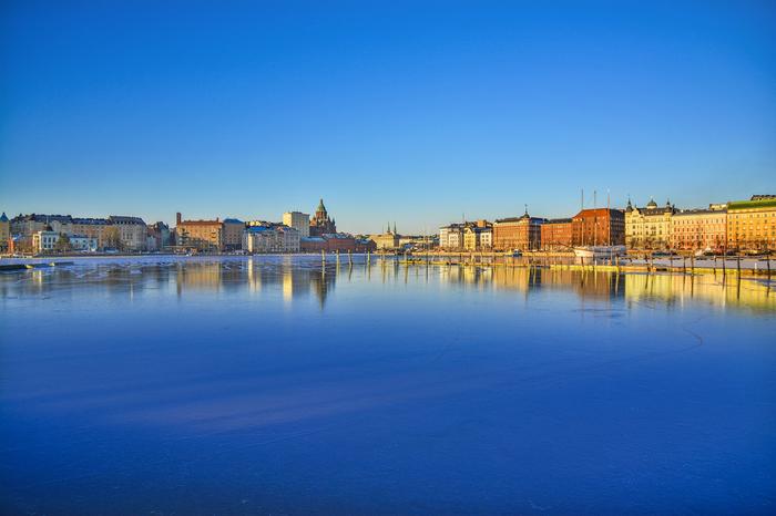 Helsingin jääpeite maaliskuussa