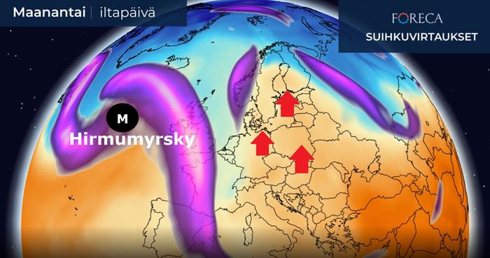 Eurooppaa lähestyy alkuviikolla Epsilon-hurrikaani, joka muuntautuu vähitellen keskileveysasteiden myrskyksi. Tuhoisat tuulet ravistelevat Länsi-Eurooppaa.