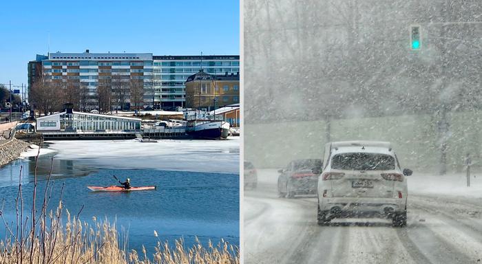 Huhtikuu Huhtikuun säähän voi mahtua niin keväisiä kuin talvisiakin hetkiä.