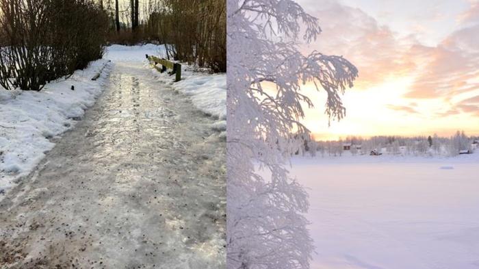 Osaan Suomea on luvassa lauhaa, osaan kunnon pakkasia. 