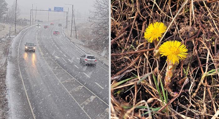 Lunta ja kevätlämpöä Kevätsää on Suomessa tyypillisesti vaihtelevaa.