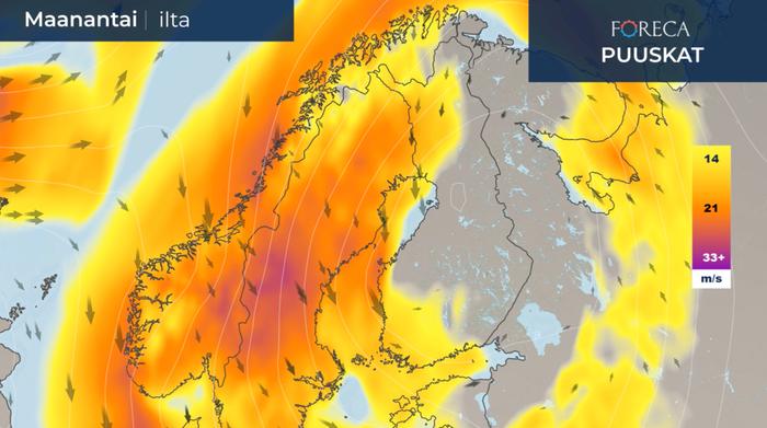 Tuuliennuste 13.4.2020