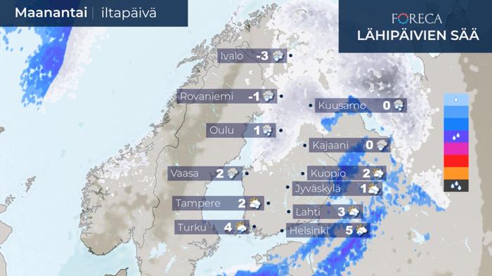 Toinen pääsiäispäivä – ennuste maanantaille 13.4.2020.