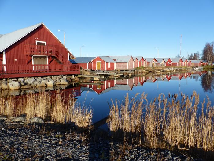 Meren rannallakin voi olla joskus tyyntä. 