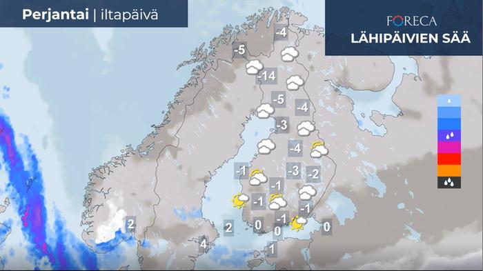 Ennuste perjantaille 18.11.