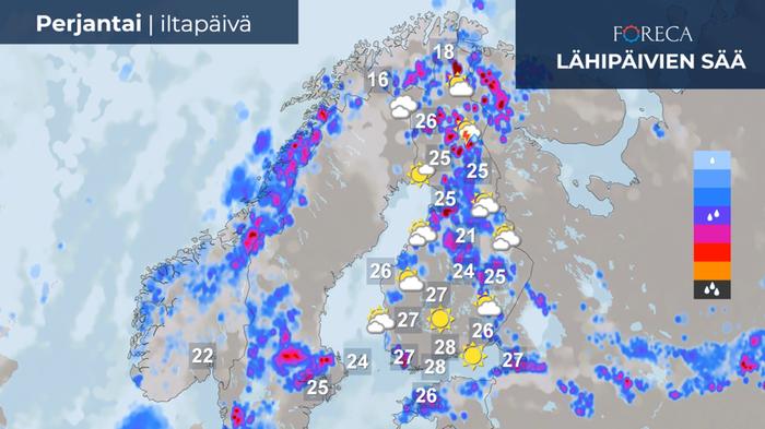 Sääennuste perjantaille 31.5.2024 Sääennuste perjantaille 31.5.2024.