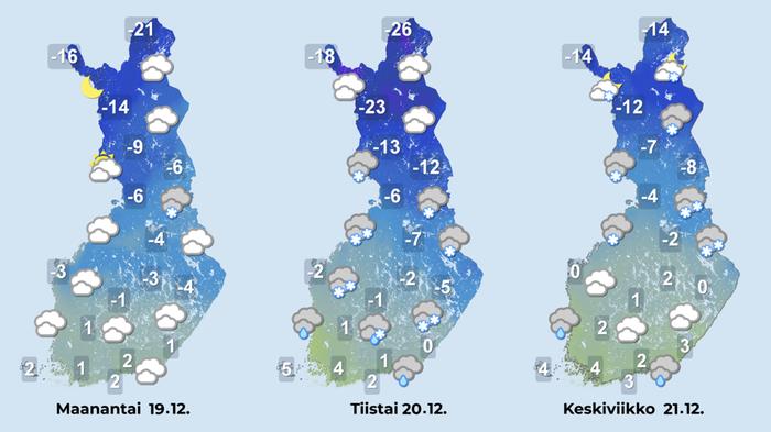 Ennuste 19.–21.12.2022.