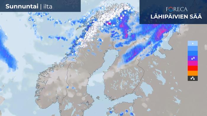 Ennuste sunnuntaille 19.7.2024 Ennuste sunnuntaille 19.7.2024.
