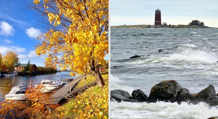 Syksy Syksy tuo niin kaunista ruskaa kuin ajoittain matalapaineita tuulineen ja sateineenkin.