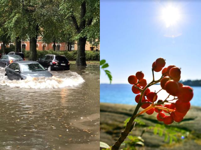 Kuukausiennusteeseen mahtuu hyvin vaihtelevaa säätä. Aluksi rankat sateet ovat mahdollisia, mutta syyskuun ensimmäisellä viikolla lämpö voi palata.