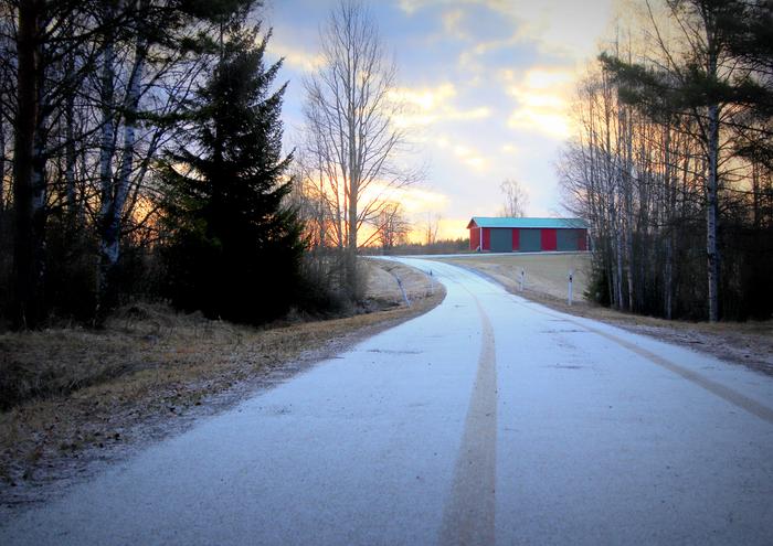 Lunta vapunpäivänä Virroilla.