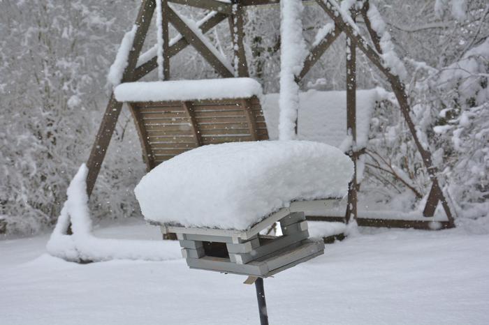Lunta satoi huhtikuun loppupuolella Etelä-Pohjanmaalla.