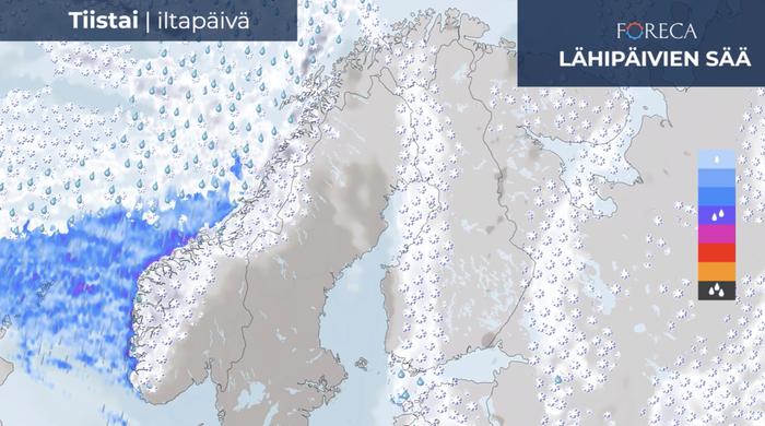Ennuste tiistaille 8.2.2022.