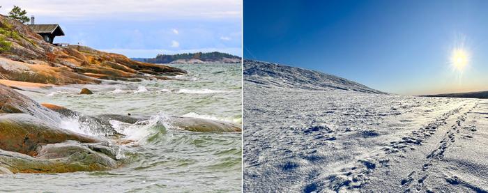 Tuulta ja lunta Viikkoon mahtuu sekä tuulisen harmaata säätä että osaan maata myös lumisateita.