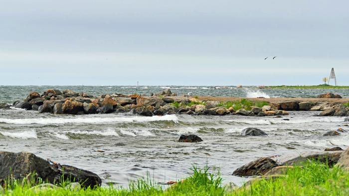 Tuulinen päivä Pyhärannassa.