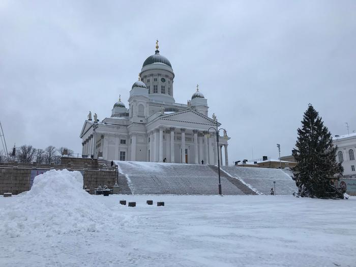 Talvi saapui Helsinkiin