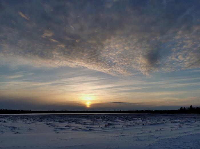 Talvella pilvipeitteen rakoilu vaikuttaa merkittävästi lämpötilaan.