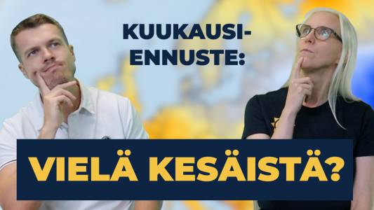 Foreca Youtubessa: Uusi kuukausiennuste: Miltä näyttää loppukesän sää?