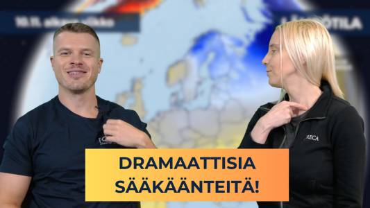 Foreca Youtubessa: Marras-tammikuun vuodenaikaisennuste – tältä näyttää alkutalvi! Foreca Youtubessa: Marras-tammikuun vuodenaikaisennuste – tältä näyttää alkutalvi!