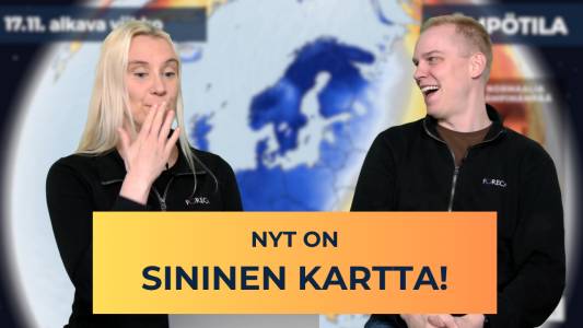 Foreca Youtubessa: No nyt on sininen kartta! Forecan meteorologit keskustelevat sääennusteesta joulukuun puoliväliin asti Foreca Youtubessa: No nyt on sininen kartta! Forecan meteorologit keskustelevat sääennusteesta joulukuun puoliväliin asti