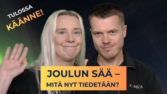 Foreca Youtubessa: Joulun sää – mitä tiedetään nyt? Kartoilla käänne näkyvissä!