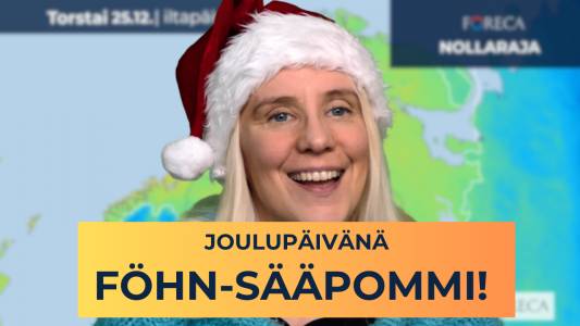 Foreca Youtubessa: Joulunajan sääennuste - sääpommi joulupäivänä!