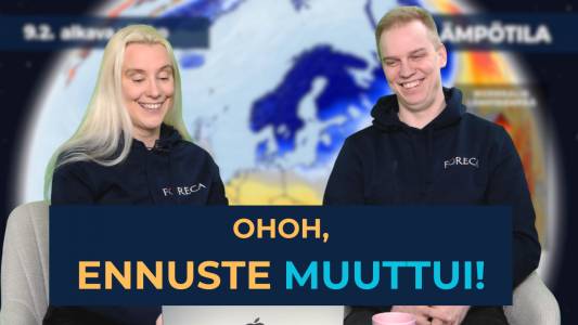 Foreca Youtubessa: Ohoh, ennuste muuttui!