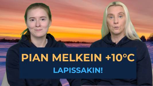 Foreca Youtubessa: Nyt lämpenee – pian melkein +10 Lapissakin! Foreca Youtubessa: Nyt lämpenee – pian melkein +10 Lapissakin!