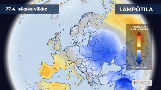 Foreca Youtubessa: Tältä näyttää vappuviikko nyt