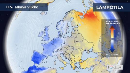 Foreca Youtubessa: Uusi kuukausiennuste julki – tältä näyttää toukokuu