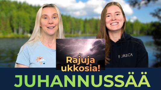 Foreca Youtubessa: Rajuja ukkosia, aurinkoa ja hellettä – juhannuksen sääennuste! Foreca Youtubessa: Rajuja ukkosia, aurinkoa ja hellettä – juhannuksen sääennuste!