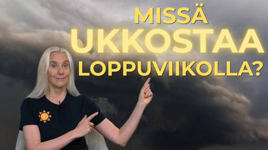 Foreca Youtubessa: Loppuviikon ukkosennuste! Missä ja milloin rytisee? Foreca Youtubessa: Loppuviikon ukkosennuste! Missä ja milloin rytisee?