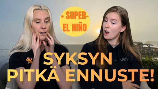 Foreca Youtubessa: Syys-marraskuun pitkä ennuste & super- El Niño