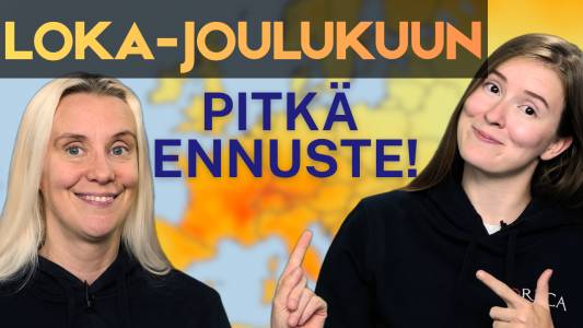 Foreca Youtubessa: Loka-joulukuun pitkä ennuste! Miten edetään syksystä talveen?