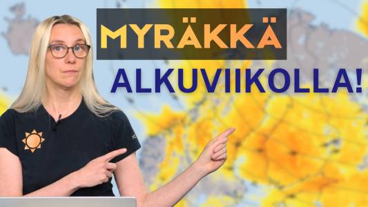Foreca Youtubessa: Myräkkä tulee alkuviikolla, tuulivahingot ovat mahdollisia!