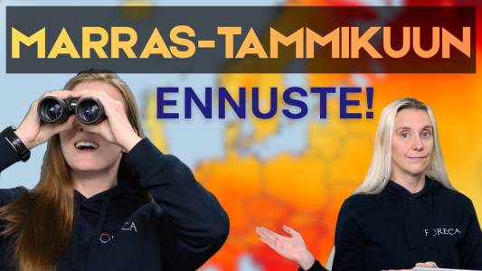 Foreca Youtubessa: Marras-tammikuun pitkä ennuste! Miltä näyttää alkutalvi?