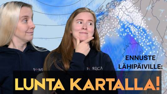 Foreca Youtubessa: Lunta lähipäivien sääennusteessa / vilkaisu lähiviikkoihin